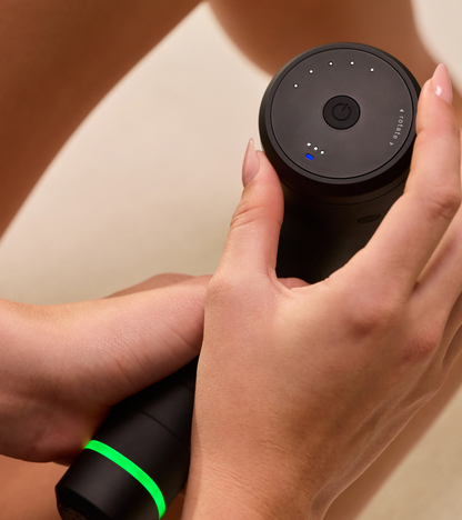 Close-up of the Hypervolt 3 controls