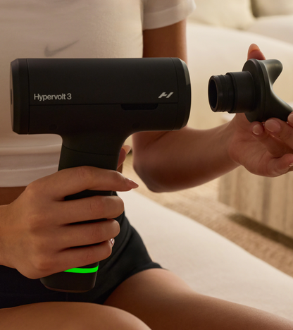 Changing the head attachment on Hypervolt 3